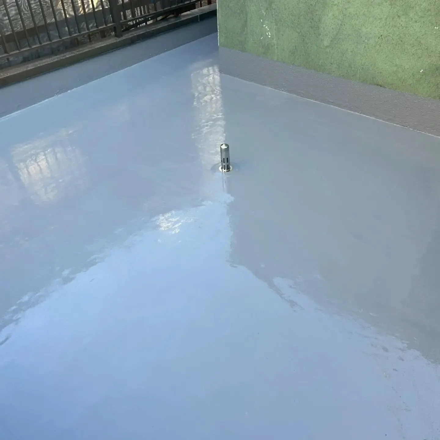 東京都中央区にてウレタン防水施工👷