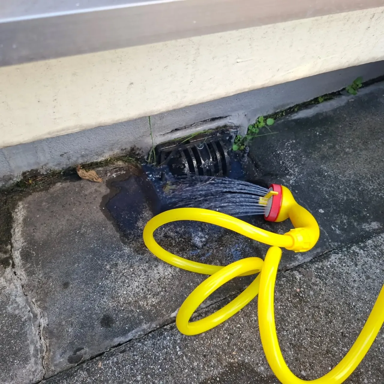 漏水現場散水試験をおこないました。